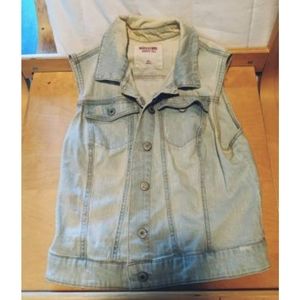 Women's denim vest